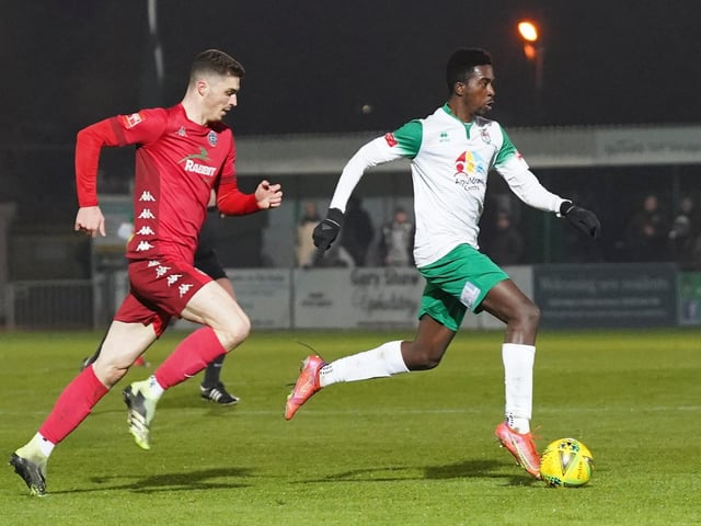 Action and crowd pictures from the Rocks-Rebels Sussex Senior Cup tie at Nyewood Lane, which Worthing won 2-0 / Pictures: Lyn Phillips and Trevor Staff