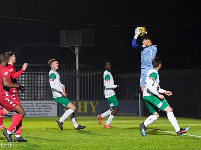 Action and crowd pictures from the Rocks-Rebels Sussex Senior Cup tie at Nyewood Lane, which Worthing won 2-0 / Pictures: Lyn Phillips and Trevor Staff