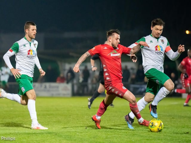 Action and crowd pictures from the Rocks-Rebels Sussex Senior Cup tie at Nyewood Lane, which Worthing won 2-0 / Pictures: Lyn Phillips and Trevor Staff