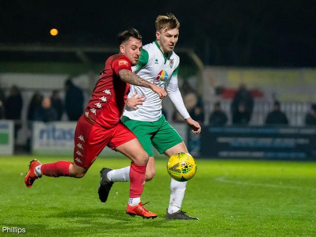 Action and crowd pictures from the Rocks-Rebels Sussex Senior Cup tie at Nyewood Lane, which Worthing won 2-0 / Pictures: Lyn Phillips and Trevor Staff