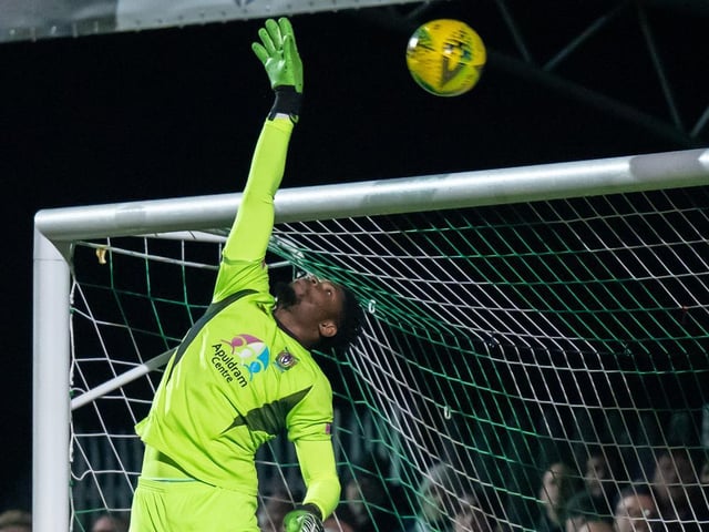 Action and crowd pictures from the Rocks-Rebels Sussex Senior Cup tie at Nyewood Lane, which Worthing won 2-0 / Pictures: Lyn Phillips and Trevor Staff
