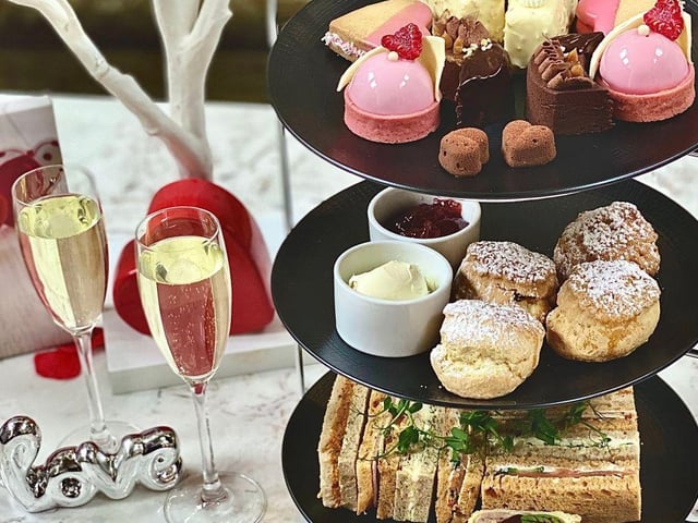 Enjoy a seven course tasting menu at the Fawsley Hall Hotel & Spa for £70 per person. Courses include beetroot, goat’s cheese & horseradish blini, beef wellington, champagne sorbet and a special Valentine’s fizz cocktail to drink. You can even enjoy a Valentine's themed afternoon tea on February 12 to 14 from £27.50 per person.