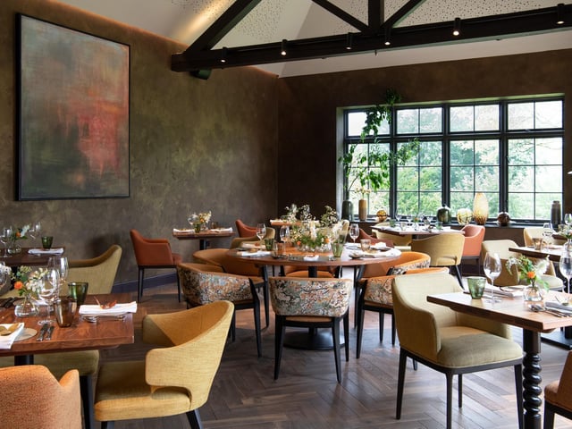 Enjoy a five-course Valentine's dinner at the Eyas restaurant at The Falcon in Castle Ashby on February 12 or 14. The tasting menu includes winter truffle risotto, scallops and beef wellington and costs £100 per person. There will also be live music from the Miss Jones jazz band on Valentine's Day.