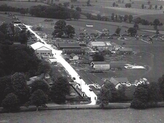 You can spot a farm and a factory in this view - but what's on this site today?