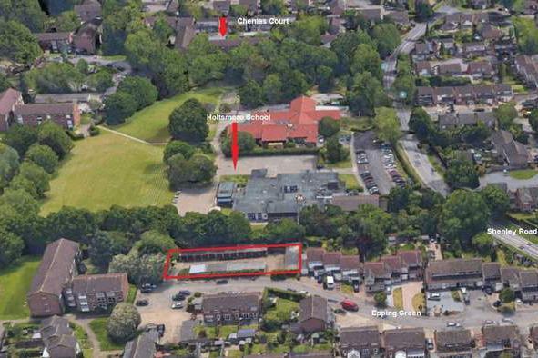 The clue was there - it's the Woodhall Farm housing estate.