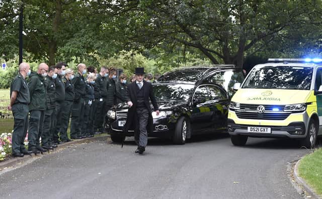 Many friends, family and former colleagues attended the funeral
