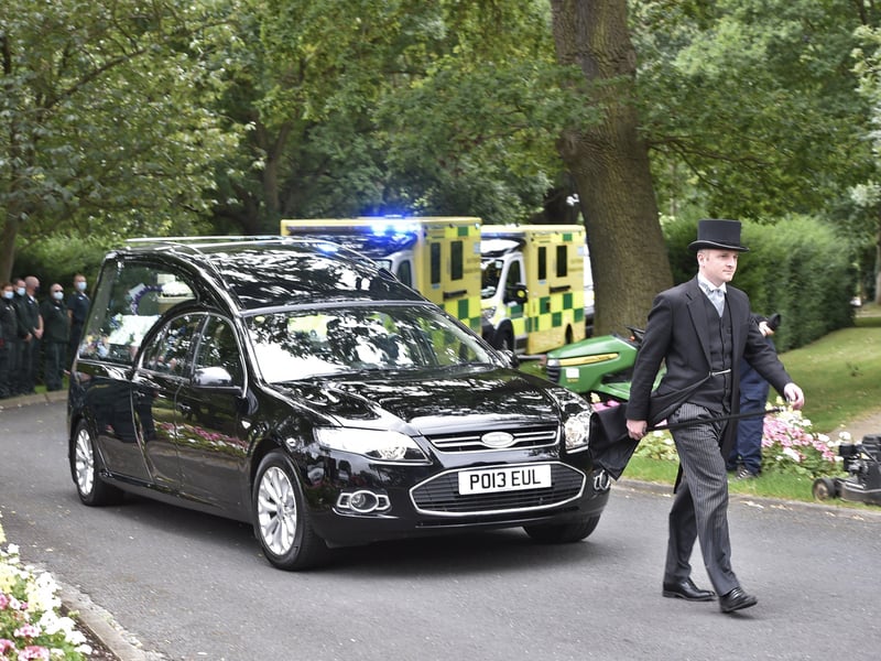 Many friends, family and former colleagues attended the funeral