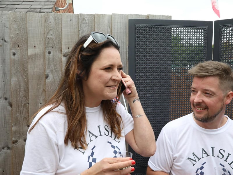 Mum Laura accepts calls of congratulations