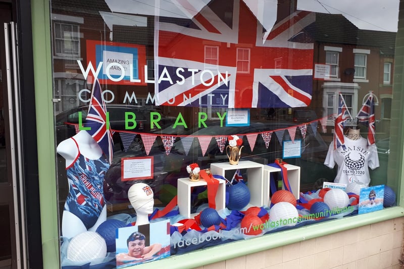 Wollaston has been decorated with flags and bunting to cheer on Maisie