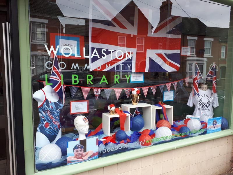 Wollaston has been decorated with flags and bunting to cheer on Maisie