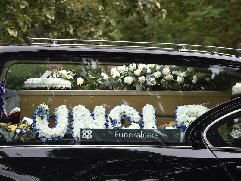 Many friends, family and former colleagues attended the funeral