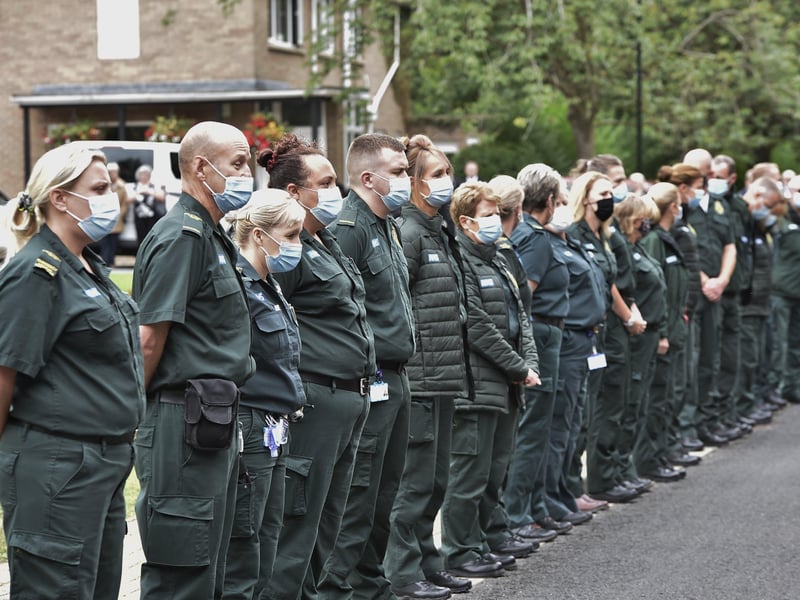 Many friends, family and former colleagues attended the funeral