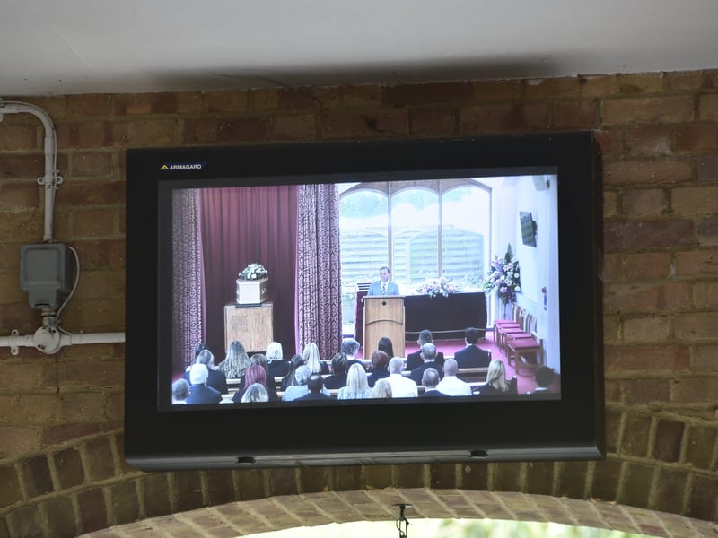 Many friends, family and former colleagues attended the funeral