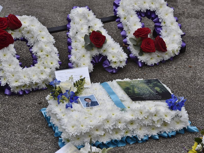Many friends, family and former colleagues attended the funeral