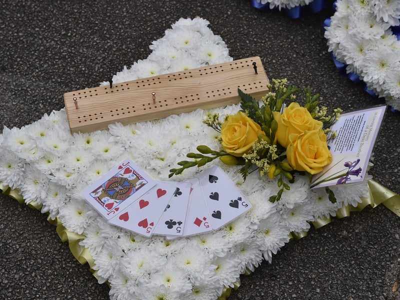 Many friends, family and former colleagues attended the funeral
