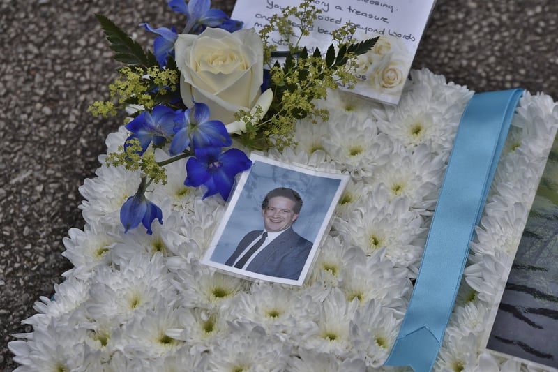 Many friends, family and former colleagues attended the funeral