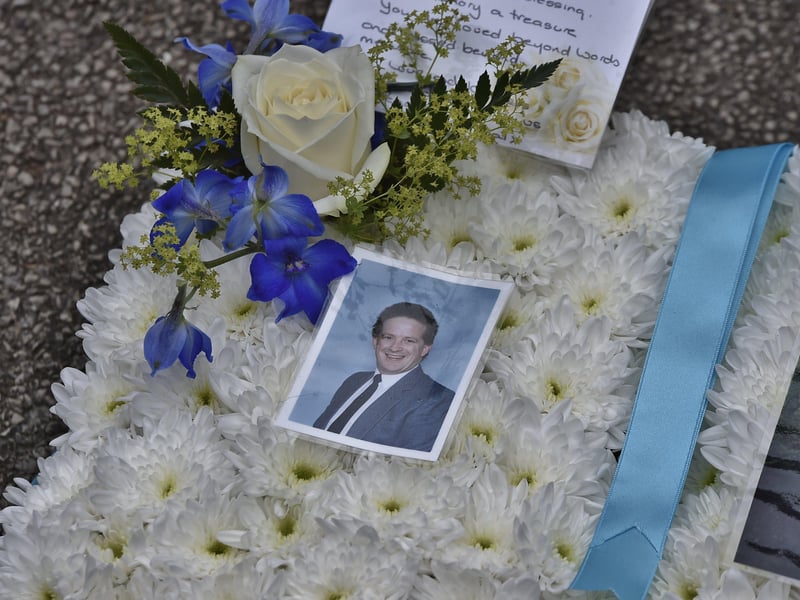 Many friends, family and former colleagues attended the funeral
