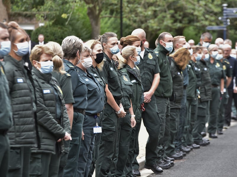 Many friends, family and former colleagues attended the funeral