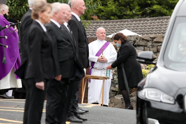 The funeral of Bobby Storey has taken place in Belfast