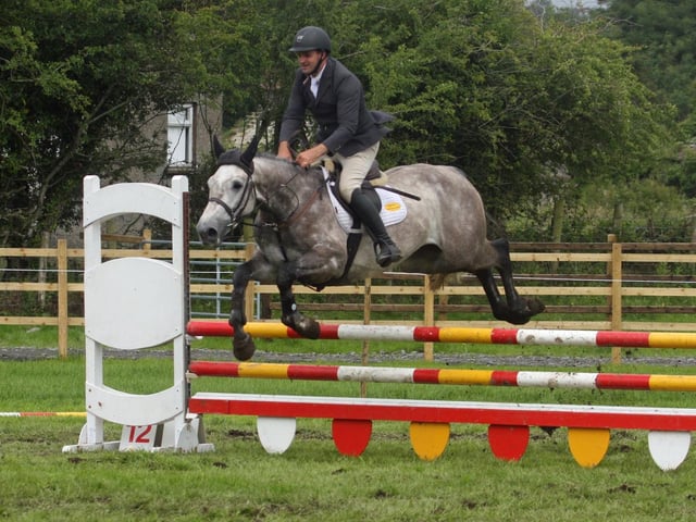 Peter Smyth in action at Ardmore last week.