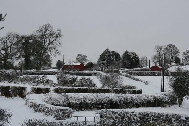 Snow covered fields at Ravernet in December 2010. Picture: Darryl Armitage