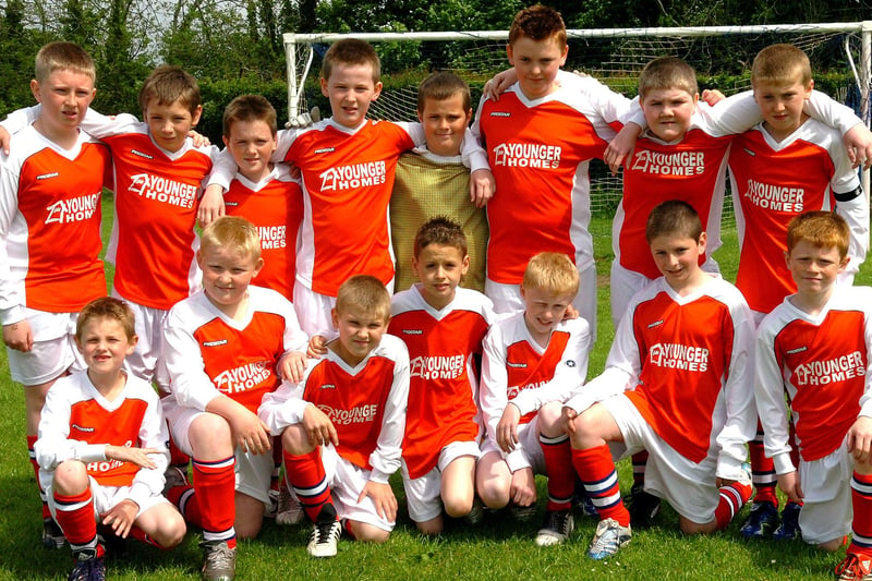 The Maghera Primary School football team winners of the 2007 Calvert Perpetual Shield 7-a-side  soccer competition held at the school last Friday afternoon.mm21-321sr