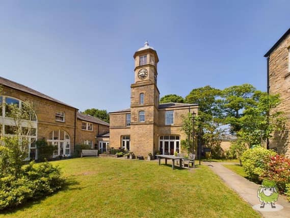 Welcome to The Clock Tower, a unique Listed building within the grounds of Berry Hill Hall, Mansfield -- but now a spectacular, modern, two-bedroom home on the market for £470,000 with estate agents EweMove (East Midlands).