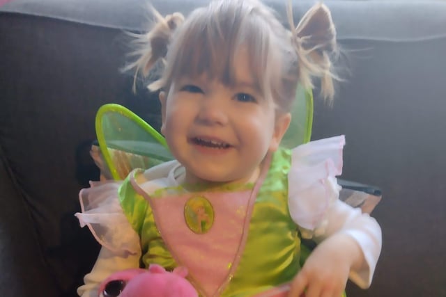 Nora, aged 2, from Clipstone, dressed as the fairy from That's not my fairy.