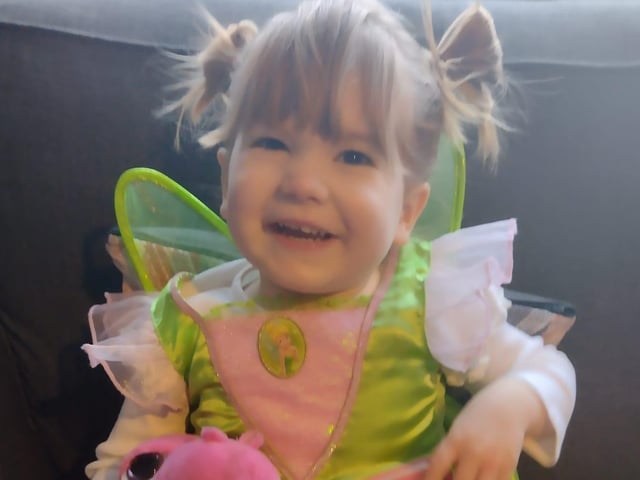 Nora, aged 2, from Clipstone, dressed as the fairy from That's not my fairy.