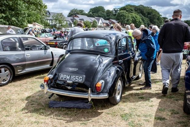 Some of the old favourites are often the best, including this black Morris Minor. The car dates back to 1968, making it 54 years old, but it intrigued many visitors to Sunday's show.