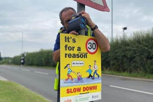 Drivers caught exceeding the speed limit will be issued a ticket.