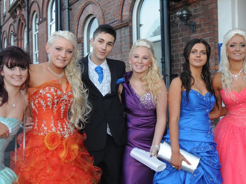 Tibshelf School Year 11 prom.