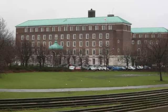 Nottinghamshire County Council plans to move to a hybrid working model by October in a bid to save money and increase employee efficiency. Pictured: County Hall.