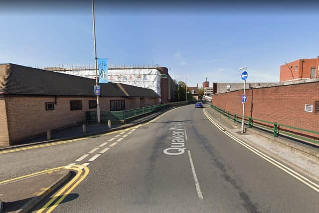 Quaker Way, Mansfield town centre.