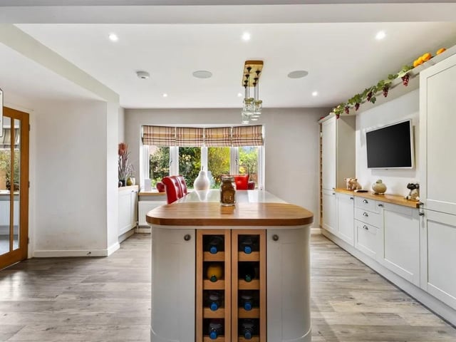 The stunning dining kitchen is the hub of the home and the perfect place for the family to gather