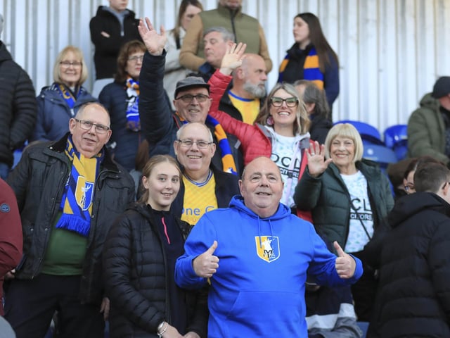 Stags fans at the Leyton Orient game. Photo by Chris & Jeanette Holloway/The Bigger Picture.media