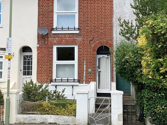 With four bedrooms over three floors, this Fareham home is guided freehold at £190,000-210,000