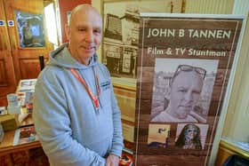 Mansfield first ever film festival. Stunt man John Tannen from Warsop.