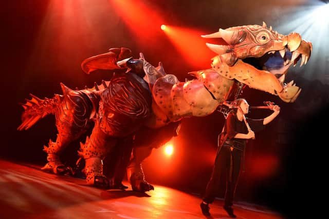 A scene from 'Dragons and Mythical Beasts', one of the stage shows earmarked for Mansfield's Palace Theatre during half-term.