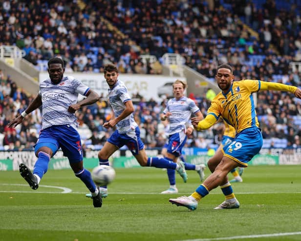 Tyler Roberts during the Sky Bet League 1 match against Reading FC at the Select Car Leasing Stadium. 04 Oct 2025. Photo credit : Chris & Jeanette Holloway / The Bigger Picture.media