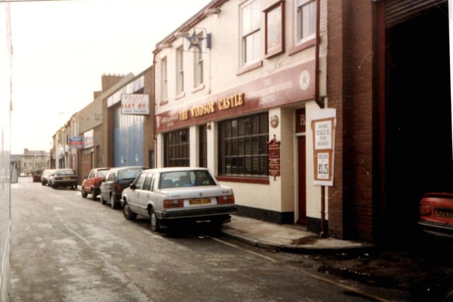 The Windsor Castle which used to be the Post Office Inn in Nile Street, pictured in 1996. Photo: Ron Lawson.