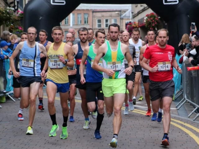 The Mansfield 10k in 2019.