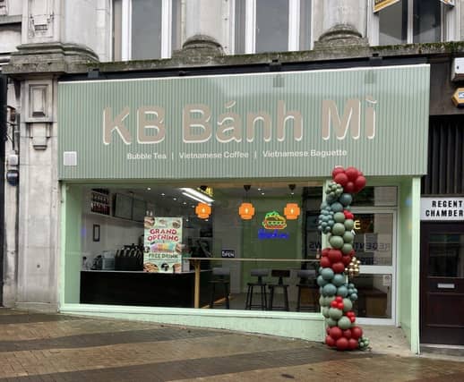 One of the new businesses in Mansfield town centre.