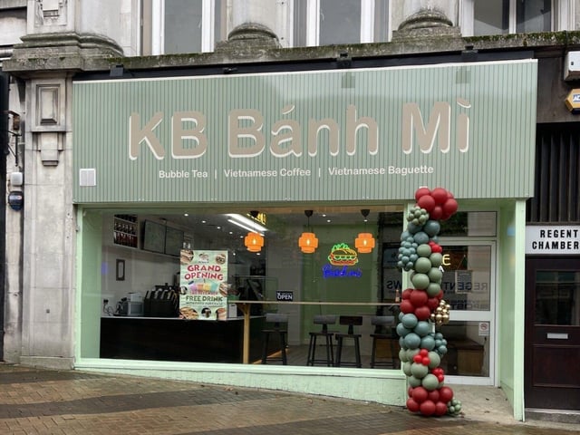One of the new businesses in Mansfield town centre.