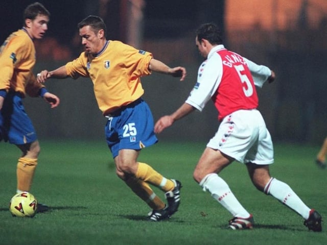 Andy Porter on the ball in 1999