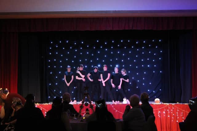 There was a theatre performance by KS3 and 4 performing art students showcasing their talents