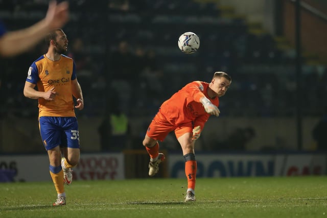 Loanee Bishop said last week he is not yet even thinking about where he may be next season as he wants to seal a fine season at Stags with a promotion on his CV. Looked assured over Easter and no blame for the goals.