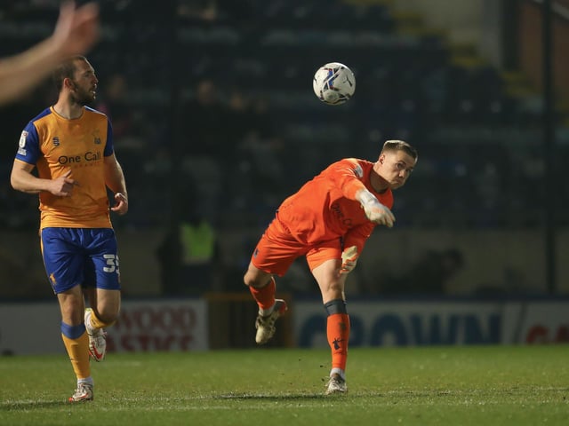 Loanee Bishop said last week he is not yet even thinking about where he may be next season as he wants to seal a fine season at Stags with a promotion on his CV. Looked assured over Easter and no blame for the goals.