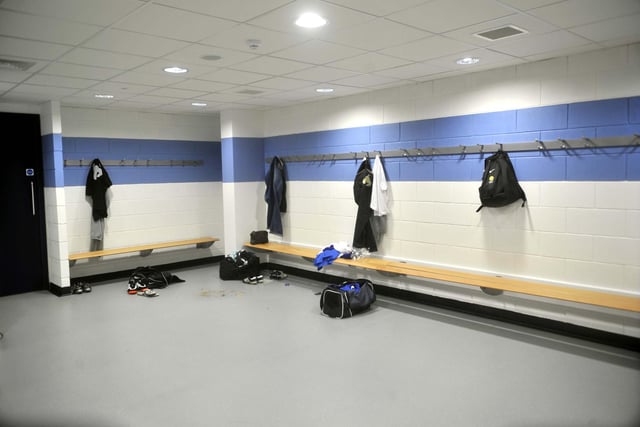 The home dressing room facilities for Chesterfield.