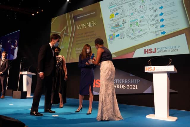 Proud2bOps and Sherwood Forest Hospitals won the Workforce Innovation Award at HSJ Partnership Awards